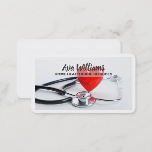 Home Health Caregiver Business Card