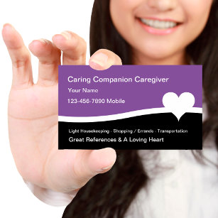 Home Health Caregiver Business Cards