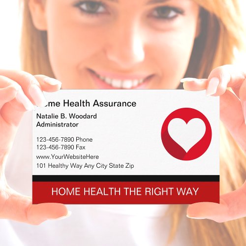 Home Health Medical Business Cards