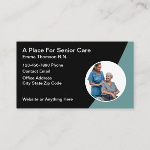 Home Health Medical Nurse Business Cads Card