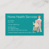Home Health Nurse Business Cards (Front)