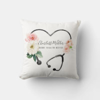 Home Health Nurse Caregiver Floral Stethoscope 