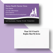 Home Health Nurse Or Caregiver Business Cards at Zazzle