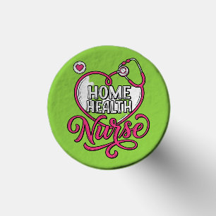 Home Health Nurse Pink Stethoscope Shirt Design_1 Golf Tees