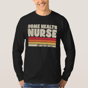 Home Health Nurse  Retro Vintage Style T-Shirt
