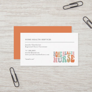 Home Health Nurse Services Stethoscope Business Card