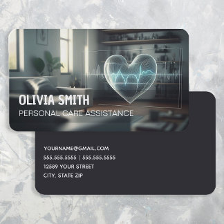 Home Health Private Nurse Business Card