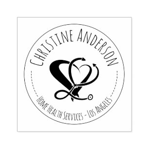 Home Health Service Domestic Care Nursing Rubber Stamp