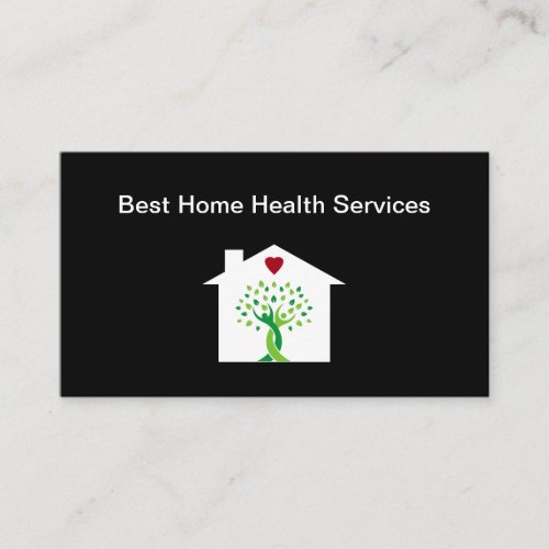 Home Health Services Modern Business Cards 