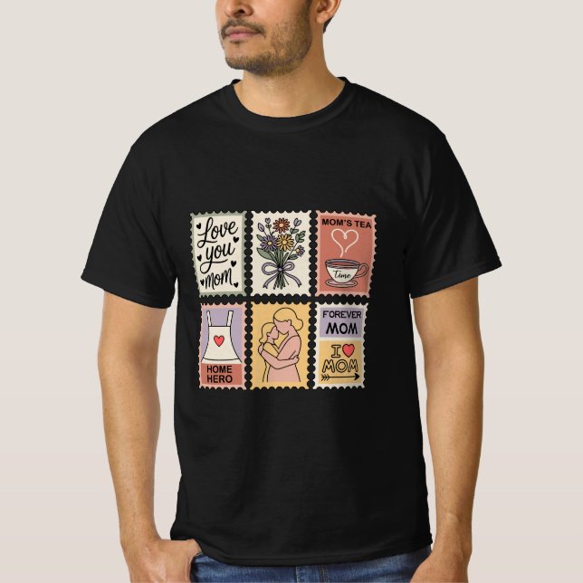 home hero mama design T-Shirt (Front)