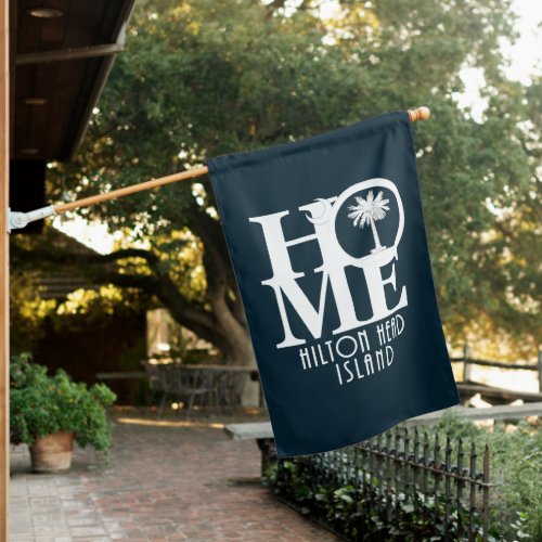 HOME Hilton Head Island House Flag