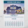 Home House For Sale By Owner Flyer Tear Off Strips