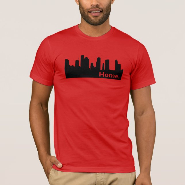 Home - Houston Skyline T-Shirt (Front)