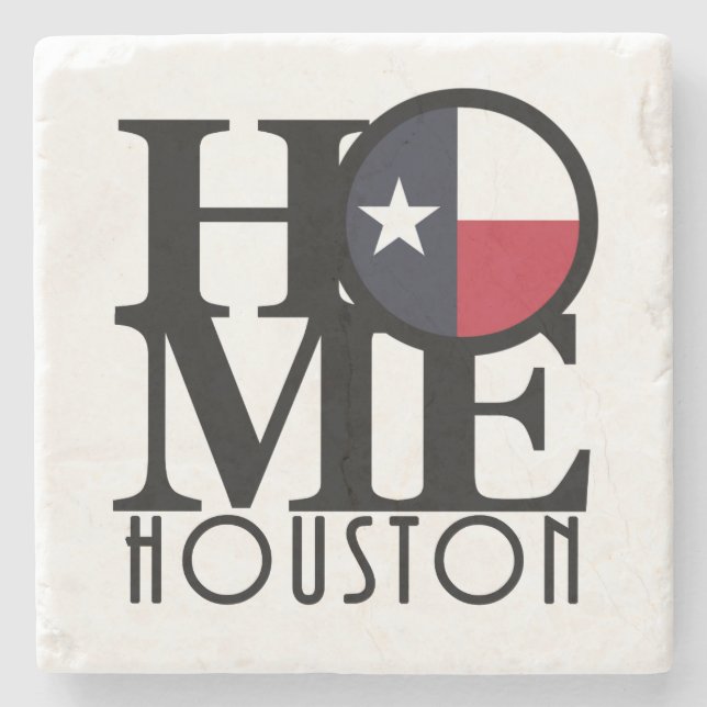 HOME Houston Stone Coaster (Front)