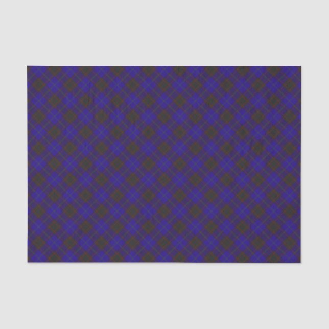 Home Hume Clan Highland Wrapping Wrap Tissue Paper (Front)