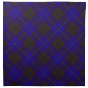 Home Hume Scottish Tartan Clan Plaid Cloth Napkin