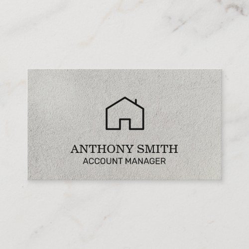 Home Icon  Texture Background Business Card
