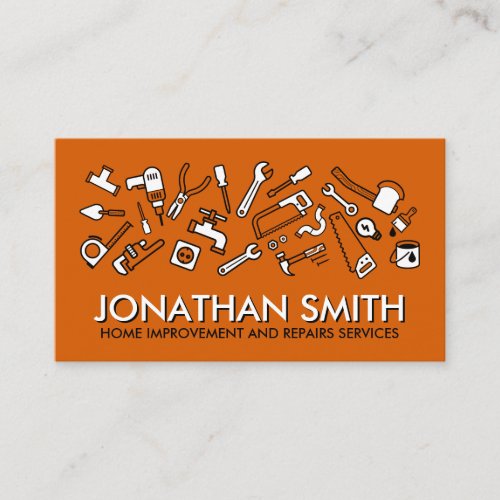 Home improvement and Repair _ Handyman services Business Card