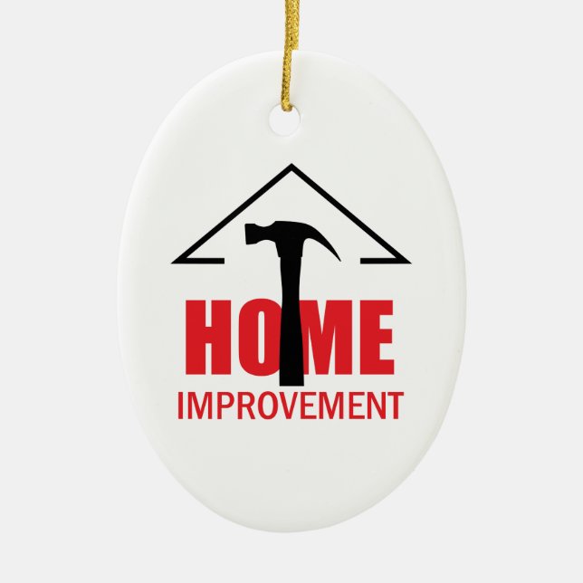 HOME IMPROVEMENT CERAMIC ORNAMENT (Front)