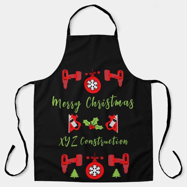 Home Improvement Christmas Gifts Apron (Front)