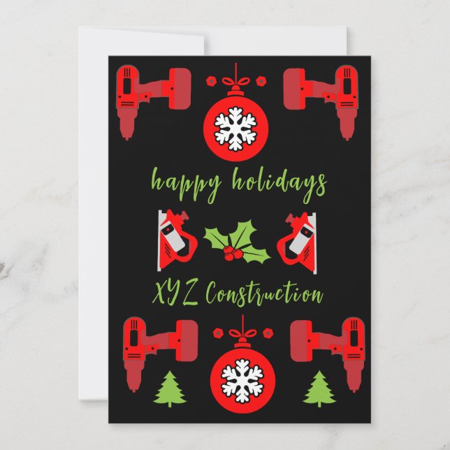 Home Improvement Christmas Gifts Holiday Card (Front)