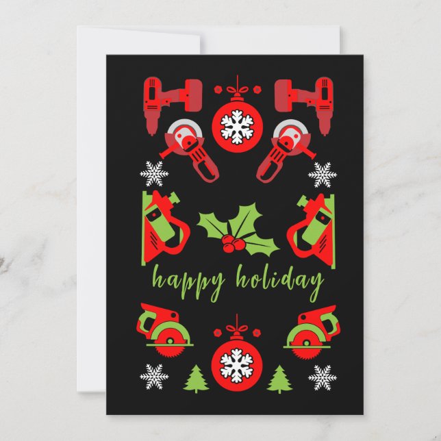 Home Improvement Christmas Gifts Holiday Card (Front)