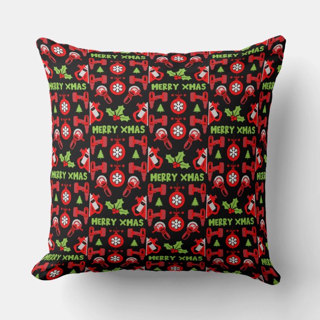 Home Improvement Christmas Gifts Throw Pillow (Front)