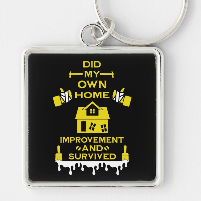 Home Improvement Congratulation Keychain (Front)