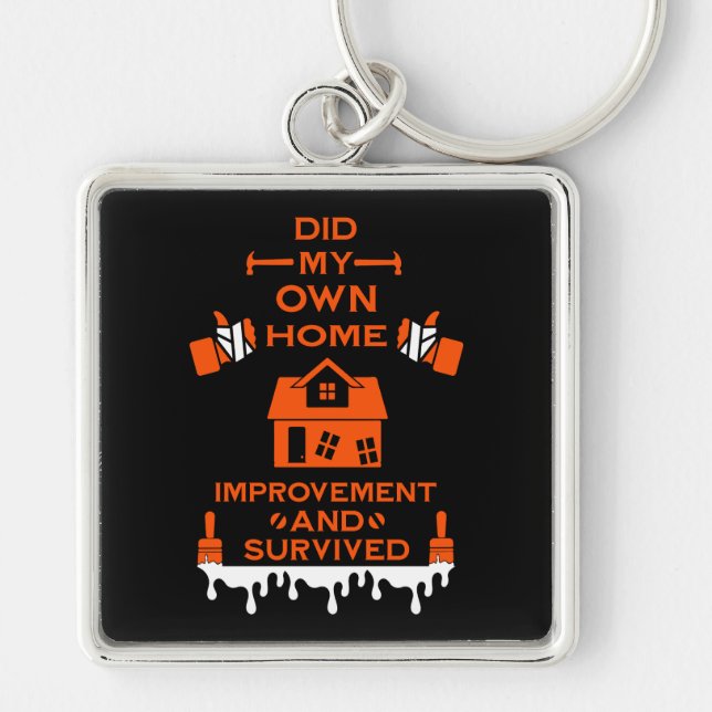 Home Improvement Congratulation Keychain (Front)
