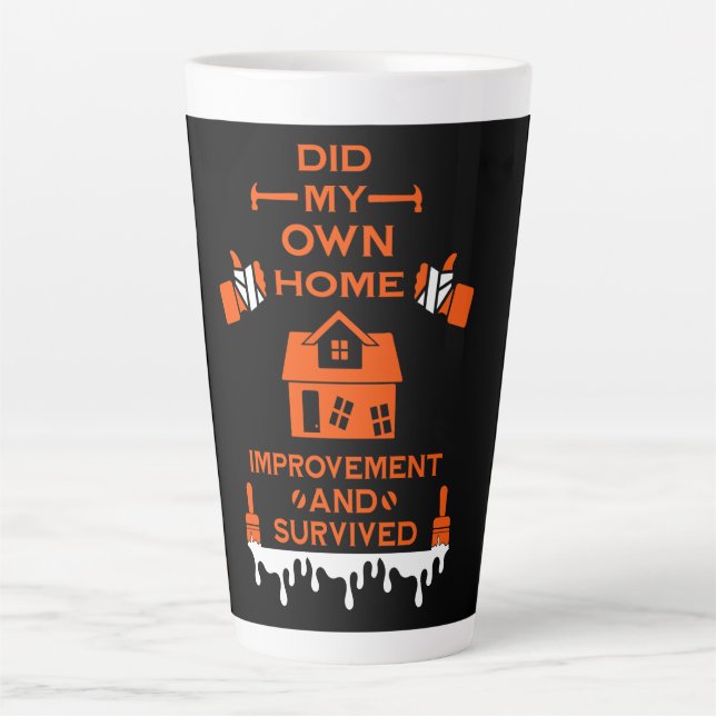 Home Improvement Congratulation Latte Mug (Front)