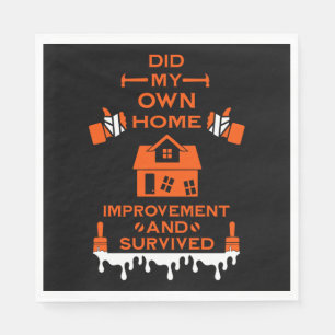 Home Improvement Congratulation Napkins