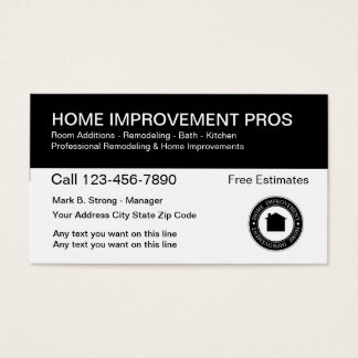 Home Improvement Business Cards & Templates | Zazzle