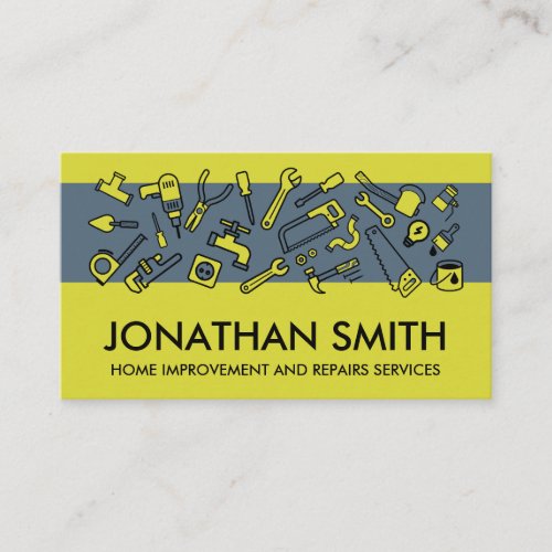 Home improvement Handyman services Business Card