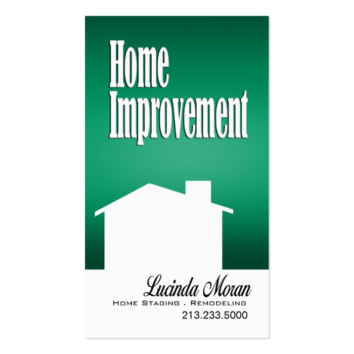 Home Improvement Remodeling Home Staging Interiors Business Cards