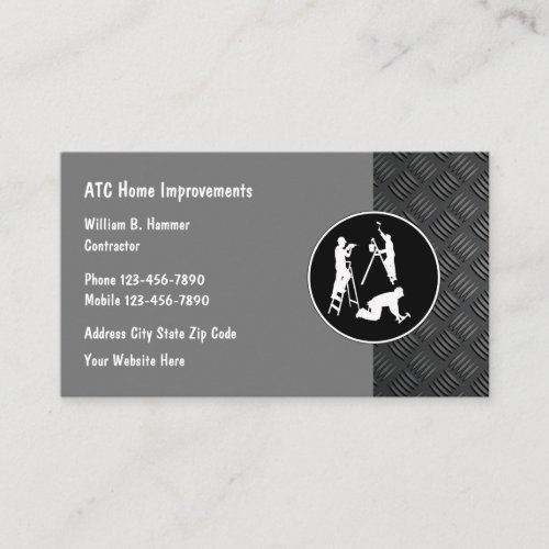 Home Improvements Theme Quote Business Cards