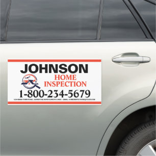 Home Inspection Auto Magnet