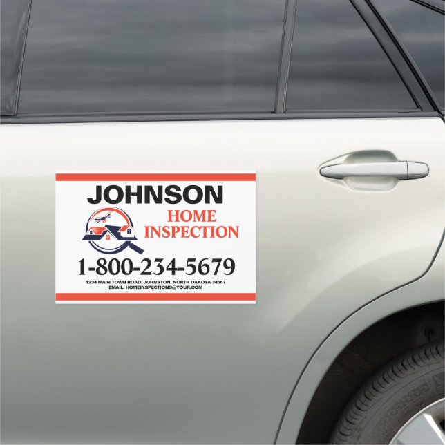 Home Inspection Auto Magnet (In Situ)