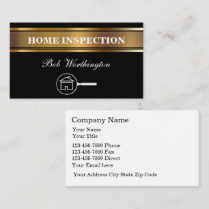 Home Inspection Business Cards