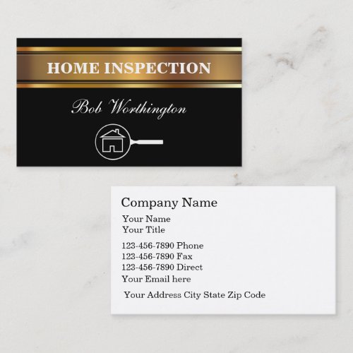 Home Inspection Business Cards