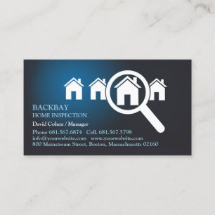 Home Inspector Business Card Template