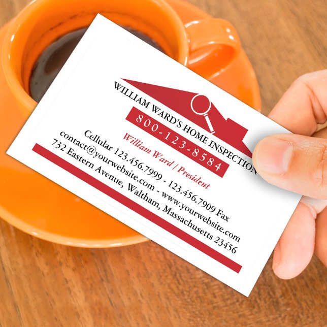Home Inspector Business Card Template  (Creator Uploaded)