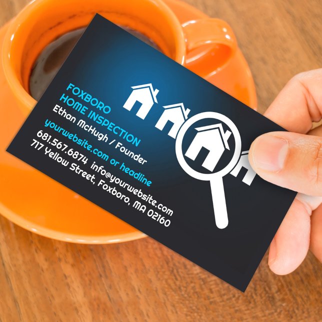 Home Inspector Business Card Template (Creator Uploaded)