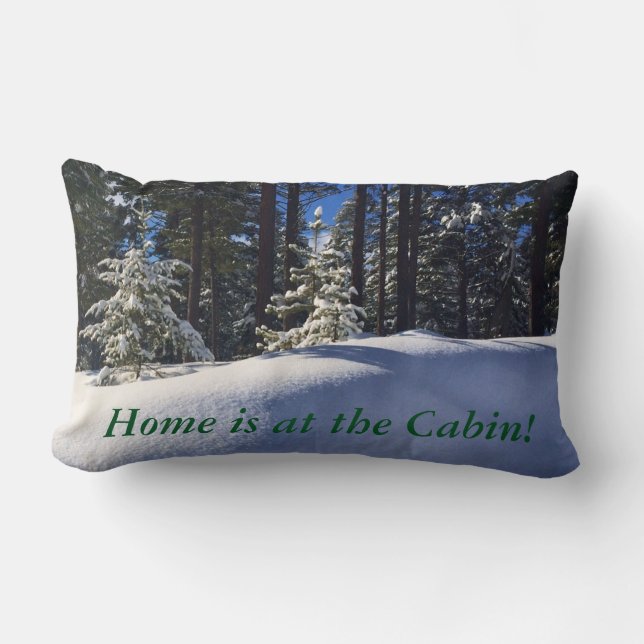 Home is at the Cabin Pillow (Front)