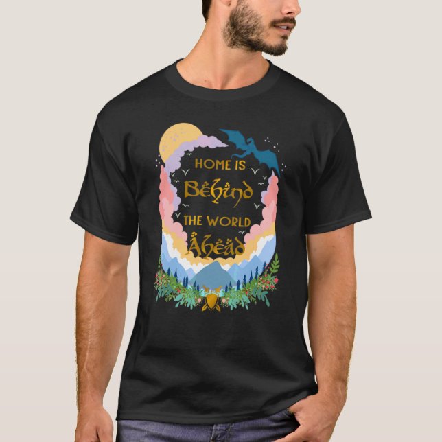 Home Is Behind The World Ahead Flower Tee (Front)