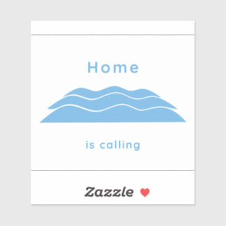 Home Is Calling Decal (Sky Blue Vinyl)