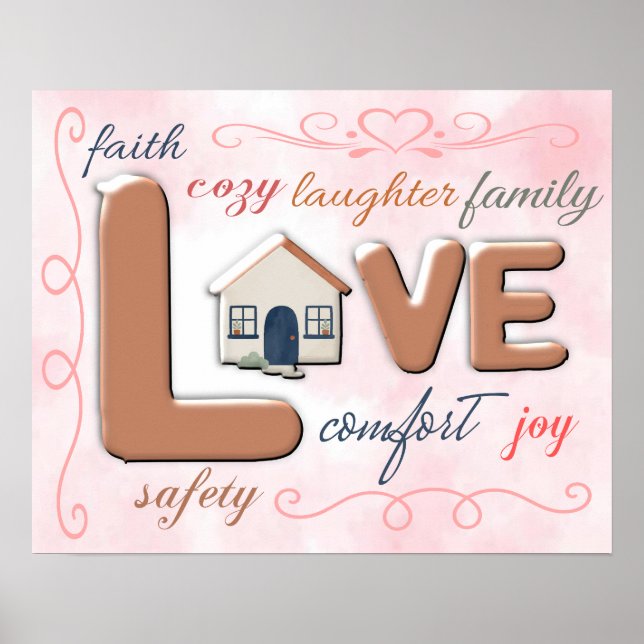 Home is Love Poster (Front)