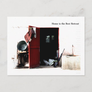 Home is the Best Retreat Postcard