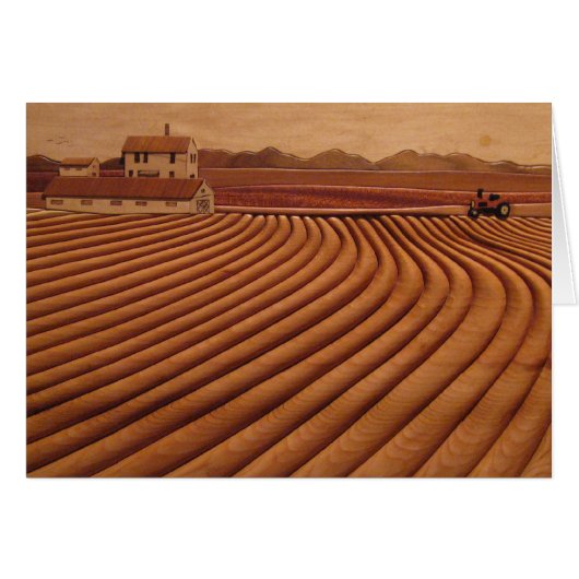 Home is the Heartland Blank Card (Front Horizontal)