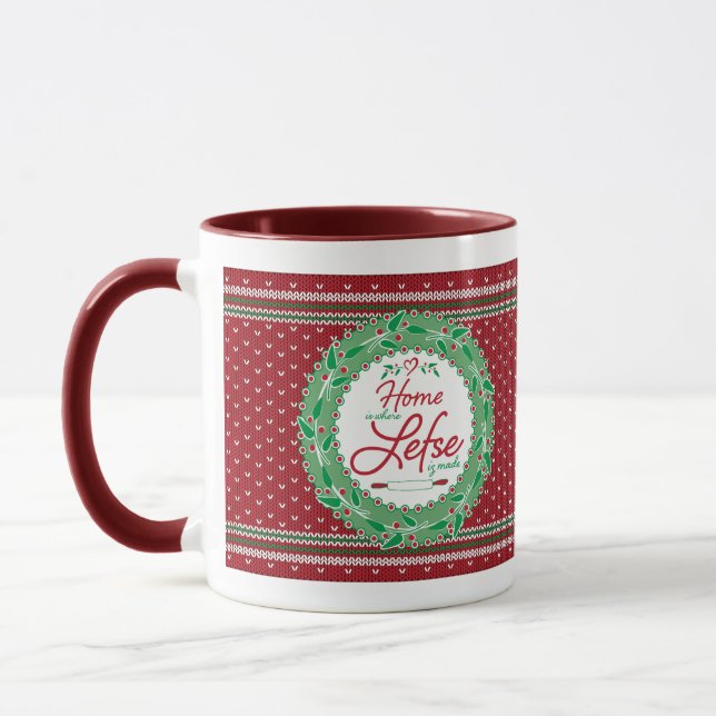 Home is Where Lefse is Made! Mug (Left)