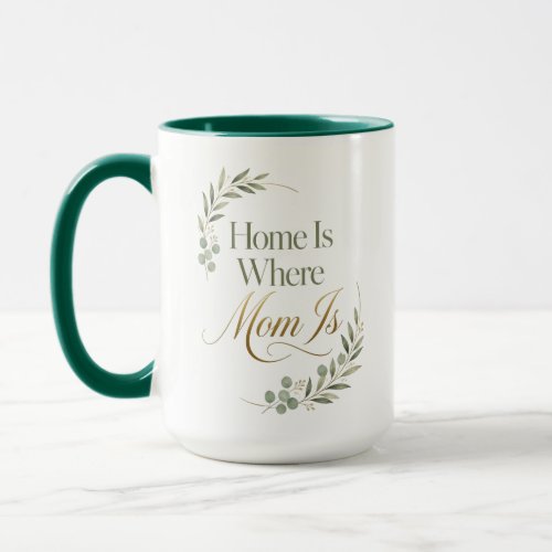 Home Is Where Mom Is Birthday Mug